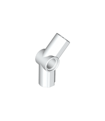 White Technic, Axle and Pin Connector Angled 4 - 135 degrees