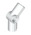 White Technic, Axle and Pin Connector Angled 4 - 135 degrees