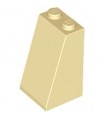 Tan Slope 75 2 x 2 x 3 - Solid Studs