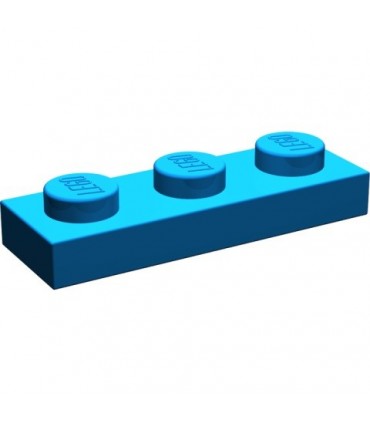 Blue Plate 1 x 3
