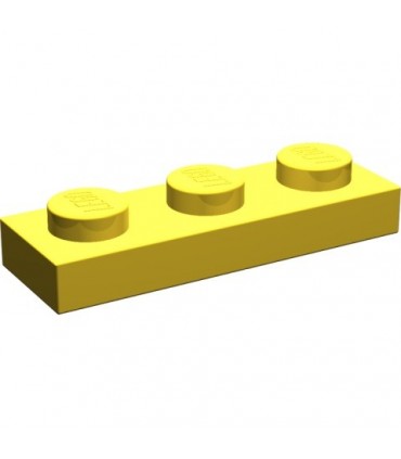 Yellow Plate 1 x 3