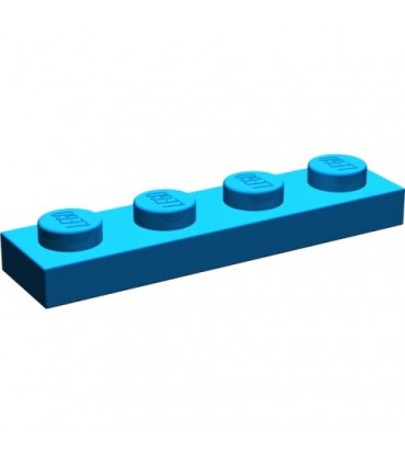 Blue Plate 1 x 4