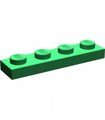 Green Plate 1 x 4