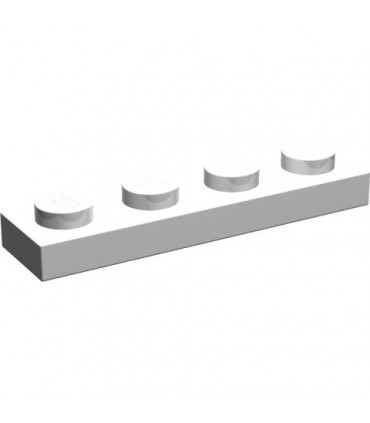White Plate 1 x 4