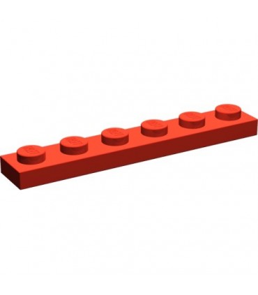 Red Plate 1 x 6