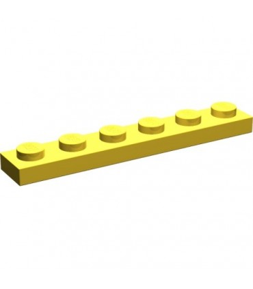 Yellow Plate 1 x 6