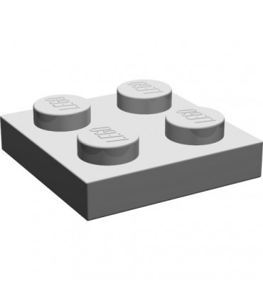 Light Gray Plate 2 x 2