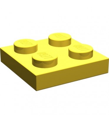 Yellow Plate 2 x 2