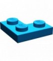 Blue Plate 2 x 2 Corner