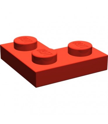 Red Plate 2 x 2 Corner