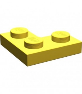 Yellow Plate 2 x 2 Corner