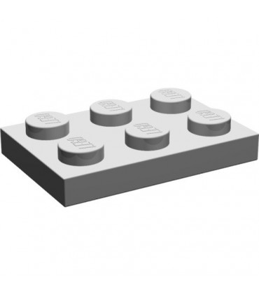 Light Gray Plate 2 x 3