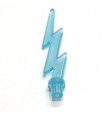 Trans-Light Blue Wave Angular Lightning Bolt