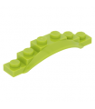 Lime Vehicle, Mudguard 1 1/2 x 6 x 1 with Arch