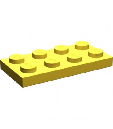 Yellow Plate 2 x 4