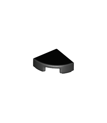 Black Tile, Round 1 x 1 Quarter