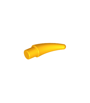 Bright Light Orange Barb / Claw / Horn - Small