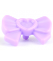 Lavender Friends Accessories Hair Decoration, Bow with Heart, Long Ribbon and Pin