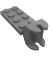 Dark Bluish Gray Hinge Plate 2 x 4 with Articulated Joint - Female