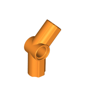 Orange Technic, Axle and Pin Connector Angled 4 - 135 degrees