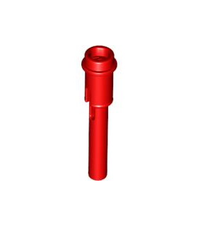 Red Technic, Pin 1/2 with 2L Bar Extension (Flick Missile)
