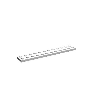 White Plate 2 x 12