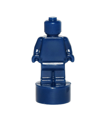 Dark Blue Minifig, Utensil Statuette / Trophy