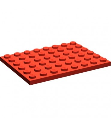 Red Plate 6 x 8