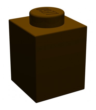 Dark Brown Brick 1 x 1