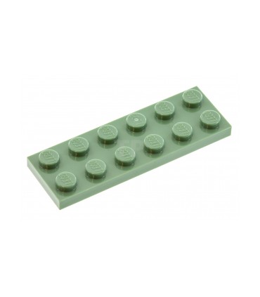 Sand Green Plate 2 x 6