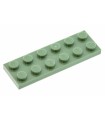 Sand Green Plate 2 x 6