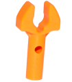 Orange Bar 1L with Clip Mechanical Claw, Cut Edges and Hole on Side
