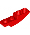 Red Slope, Curved 4 x 1 Inverted