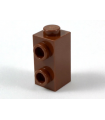 Reddish Brown Brick, Modified 1 x 1 x 1 2/3 with Studs on 1 Side