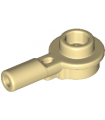 Tan Bar 1L with 1 x 1 Round Plate with Hollow Stud