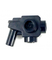 Black Minifig, Weapon Gun, Blaster with Studs on Sides, Bottom, and Front