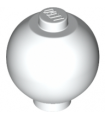 White Brick, Round 2 x 2 Sphere with Stud / Robot Body
