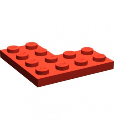 Red Plate 4 x 4 Corner