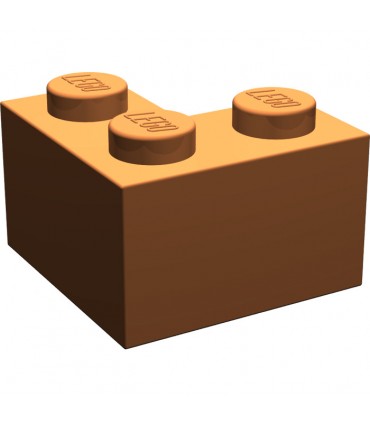 Dark Orange Brick 2 x 2 Corner