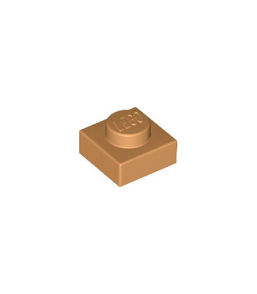 Medium Nougat Plate 1 x 1