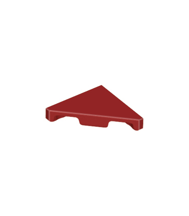 Dark Red Tile, Modified 2 x 2 Triangular