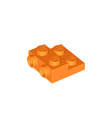 Orange Plate, Modified 2 x 2 x 2/3 with 2 Studs on Side