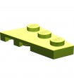Lime Wedge, Plate 3 x 2 Right