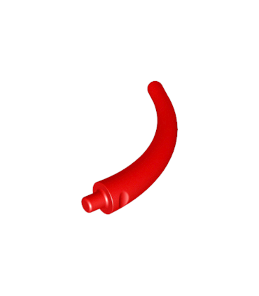 Red Dinosaur Tail End Section