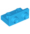Dark Azure Bracket 1 x 2 - 1 x 2 Inverted