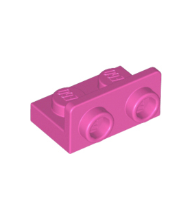 Dark Pink Bracket 1 x 2 - 1 x 2 Inverted