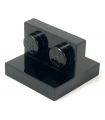 Black Bracket 2 x 2 - 1 x 2 Centered