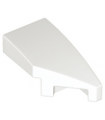White Wedge 2 x 1 with Stud Notch Right
