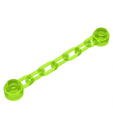 Trans-Neon Green Chain 5 Links
