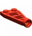 Red Plate, Modified 1 x 2 with Long Stud Receptacle